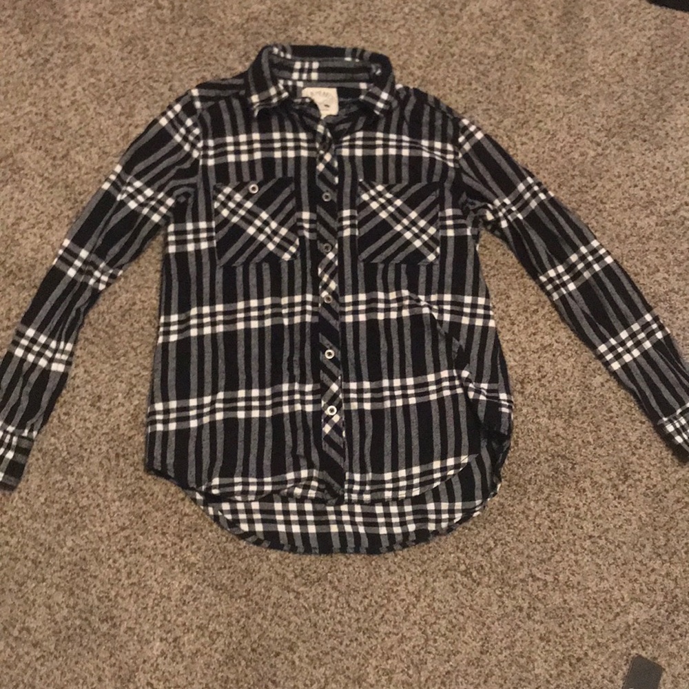 Plaid button up